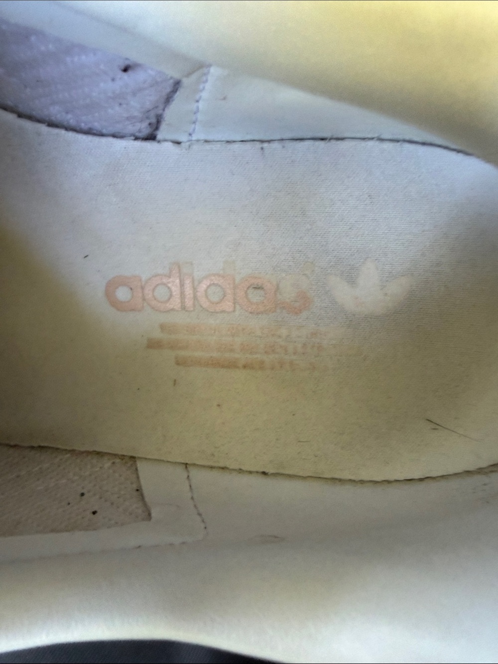 Adidas Gazelle Men's Suede Sneakers in Light Pink and White size 12 - Picture 11 of 11